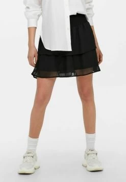 ONLY MIT STRETCH BUND O - A-Linien-Rock - Schwarz