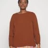 ONLY CARMAKOMA CARMIKKA - Bluse - Chocolate Fondant -Mode Verkauf 038c942097f24071a5c4e3521547ebf6