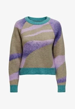 ONLY GEMUSTERTER - Strickpullover - Baltic 13 ONLY GEMUSTERTER - Strickpullover - Baltic -Mode Verkauf 04b8277e45aa451aa3ccab5f669b4510
