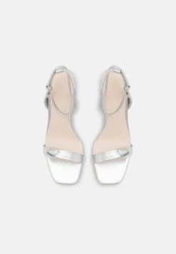 ONLY Shoes ONLALYX SINGLE KNOT - High Heel Sandalette - Silver -Mode Verkauf 05b617e7a52945a3a914946982e85039