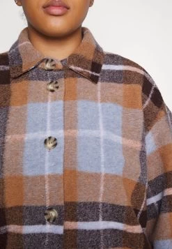 ONLY CARMAKOMA CARANDREA LONG SHACKET - Klassischer Mantel - Tobacco Brown -Mode Verkauf 07dcafdadeca4ac69a5c0633ced9becf