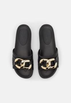 ONLY Shoes ONLMINNIE CHAIN - Pantolette Flach - Black -Mode Verkauf 0a0cf0cd89554fe890ac16e392481f37