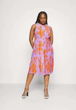ONLY CARMAKOMA CARELEMA PLISSE DRESS PLUS SIZE - Freizeitkleid - Purple