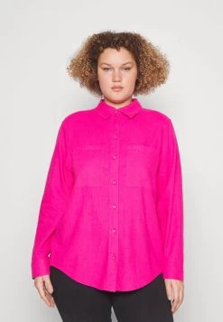 ONLY CARMAKOMA CARCARO - Hemdbluse - Pink Yarrow