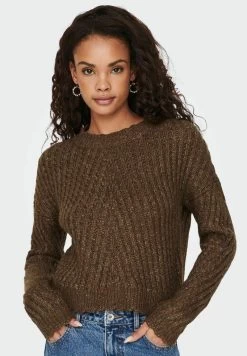 ONLY GROB - Strickpullover - Potting Soil -Mode Verkauf 0cec325650e748ac84a8a9f983ef0d98