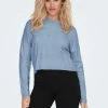 ONLY LELY CROPPED - Kapuzenpullover - Blue -Mode Verkauf 0d8ca274fa70486f9339518ea7d62685