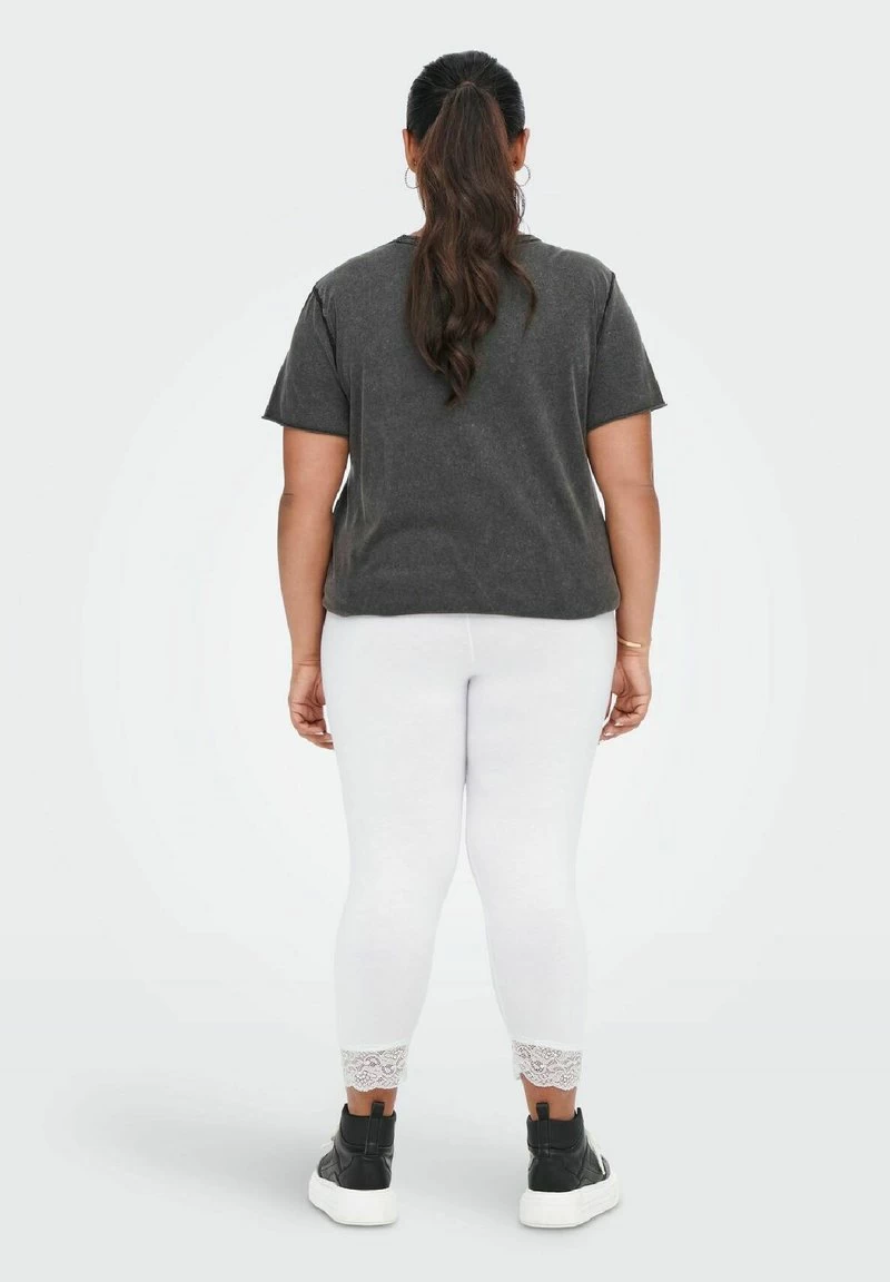 ONLY CARMAKOMA KURZE 7/8 CARTIME - Leggings - Hosen - Weiß 5 ONLY CARMAKOMA KURZE 7/8 CARTIME - Leggings - Hosen - Weiß – Bild 3