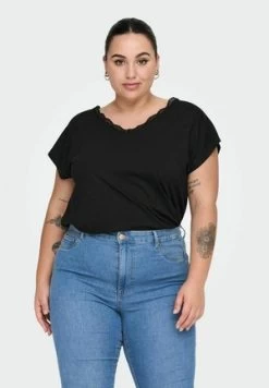 ONLY CARMAKOMA CARALIA LACE MIX - Langarmshirt - Black 13 ONLY CARMAKOMA CARALIA LACE MIX - Langarmshirt - Black -Mode Verkauf 118ee20af97f403993fa838052fd959d