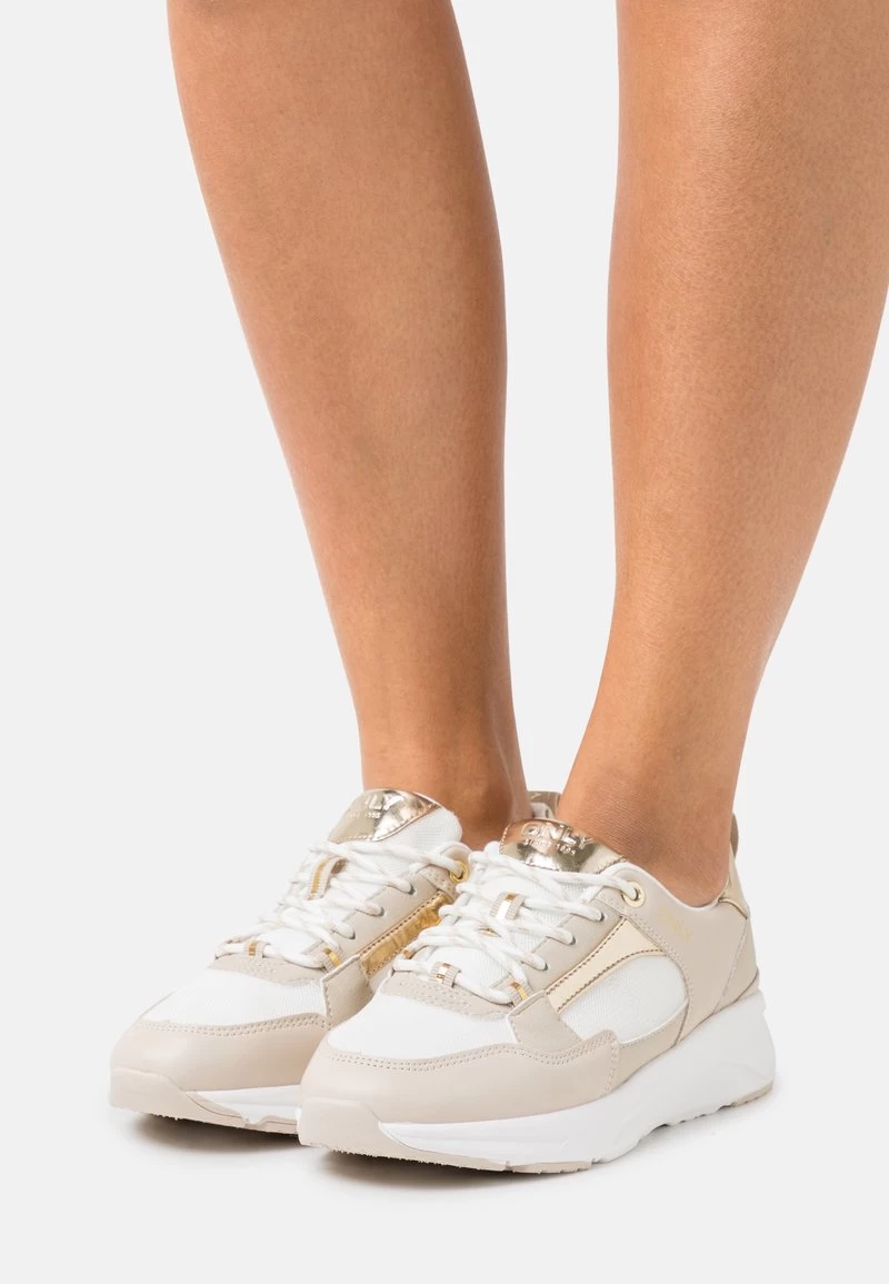 ONLY Shoes ONLSASSY - Sneaker Low - Beige/white 3 ONLY Shoes ONLSASSY - Sneaker Low - Beige/white