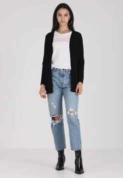 ONLY ONLLESLY OPEN CARDIGAN - Strickjacke - Black -Mode Verkauf 1538402404667