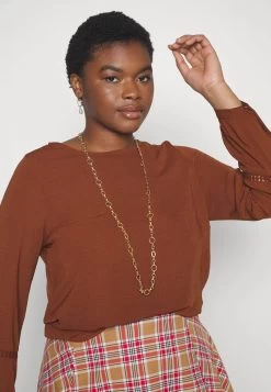 ONLY CARMAKOMA CARMIKKA - Bluse - Chocolate Fondant -Mode Verkauf 15594d632b6e4f39957ac41be0ff66ff