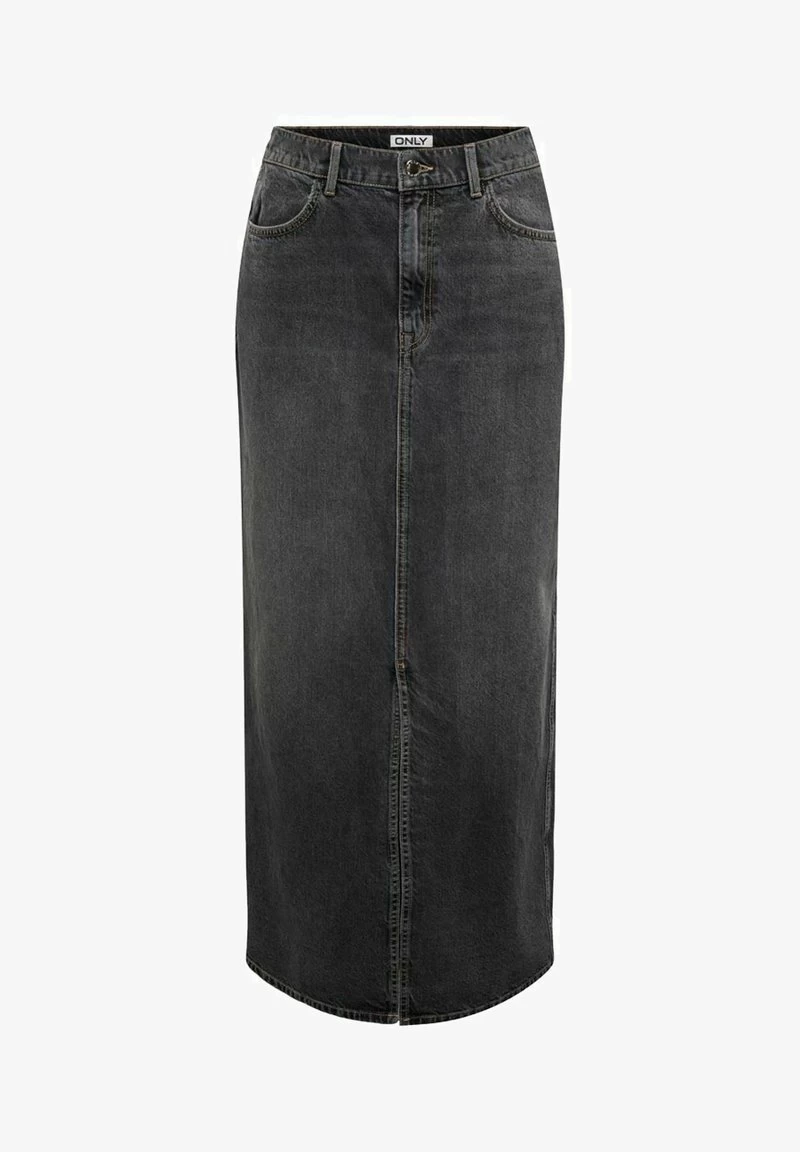 ONLY LANGER GESCHLITZTER - Maxirock - Washed Black 4 ONLY LANGER GESCHLITZTER - Maxirock - Washed Black – Bild 2