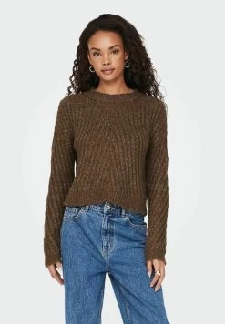 ONLY GROB - Strickpullover - Potting Soil -Mode Verkauf 15f72ad835c04811a96e657cd114f499 1