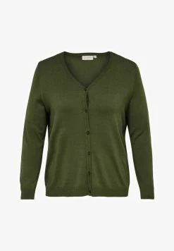 ONLY CARMAKOMA CURVY EINFARBIGER - Strickjacke - Olive Night -Mode Verkauf 18343945fc1a457894272a57dc45fb2a 1