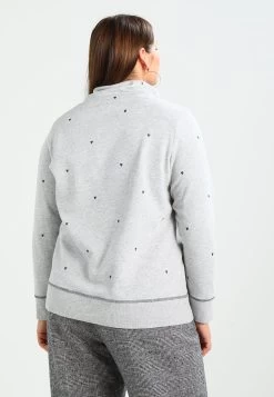 ONLY CARMAKOMA ONLCARNADINE HIGHNECK - Sweatshirt - Light Grey Melange -Mode Verkauf 1865e0daaf7d4acd9fd479406de2a2d9