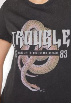 ONLY ONLLUCY - T-Shirt Print - Black -Mode Verkauf 194646a8803540729c5b92c56e299ea0