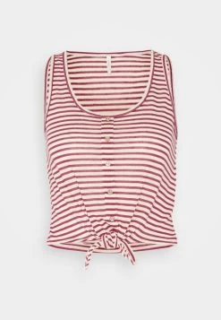 ONLY ONLCANNES KNOT - Top - Amaranth Cloud Dancer -Mode Verkauf 1fb2fcc33c2f49afa9620294ac82aae3