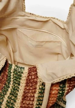 ONLY GESTREIFTE - Shopping Bag - Natural -Mode Verkauf 2143e337ecf548a2a774b15af46bda0d