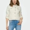ONLY Jeansjacke - Ecru -Mode Verkauf 24094cbc25ef4aa8ae4de2f19cd0612d