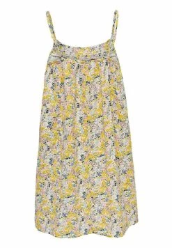 ONLY GESMOKTES - Freizeitkleid - Yellow -Mode Verkauf 251ca31d2e2940e9a8b735687cd6b339