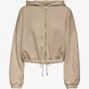 ONLY ÜBERGANGS BASIC FITNESS ONLSCA - Sweatjacke - Beige -Mode Verkauf 261fd39ab7ed46578333e73cf534eb4a