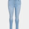 ONLY CARMAKOMA CARWILLY JEANS - Jeans Skinny Fit - Light Blue Denim