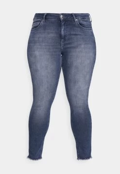 ONLY CARMAKOMA CARWILLY LIFE - Jeans Skinny Fit - Blue Black Denim -Mode Verkauf 2b805f7f8ad04e72964529e8239e3a72
