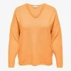 ONLY CARMAKOMA CARRICA LIFE L/S V-NECK - Strickpullover - Mock Orange -Mode Verkauf 2ef81a15d5d3405f8665c4c15a2c0eed