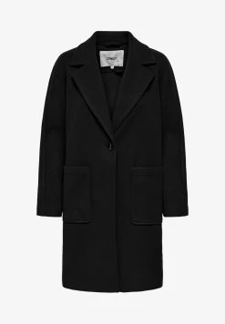 ONLY LANGE EINFARBIGE - Kurzmantel - Black -Mode Verkauf 2fd9c5f354364ecd9c44247bf7947a60