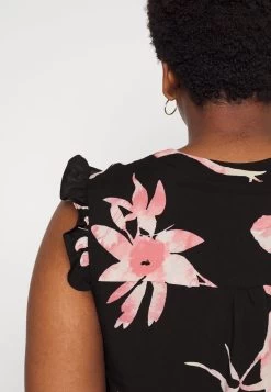 ONLY CARMAKOMA Ohne Ärmel Curvy Print - Top - Black -Mode Verkauf 30279bb84a784241a515dfabbce36f51