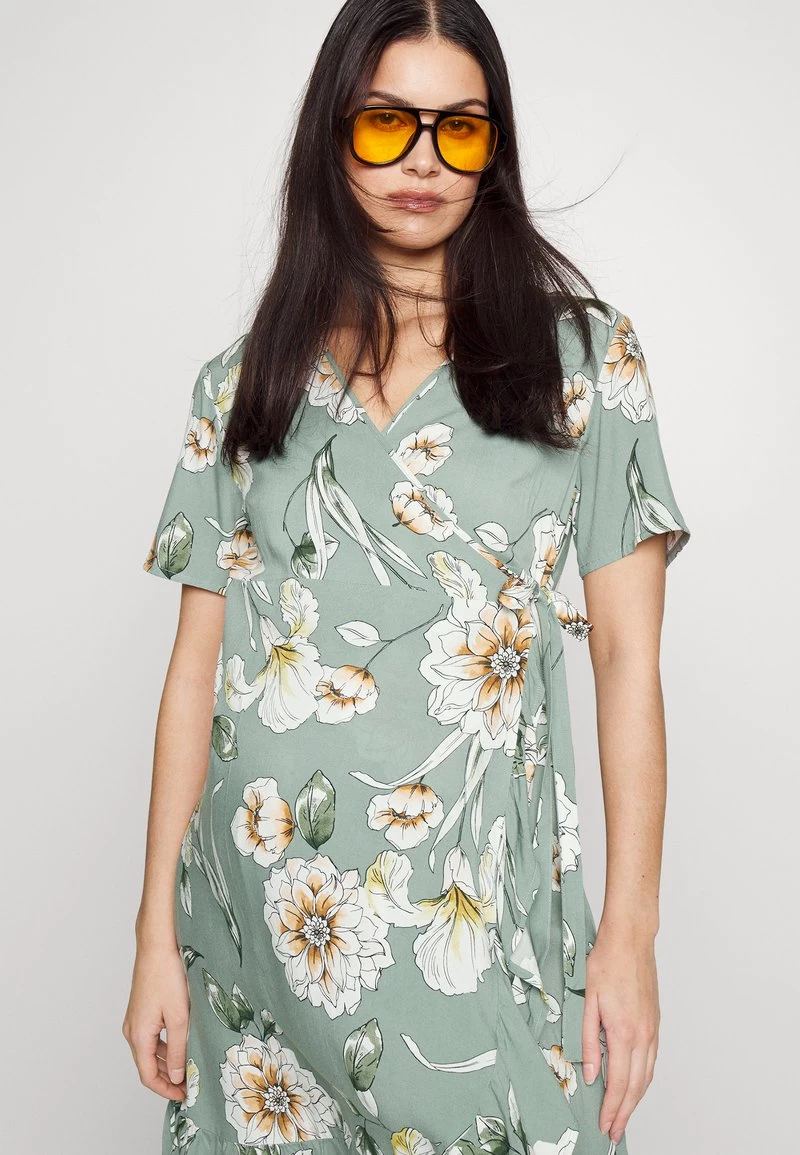 ONLY MATERNITY OLMNOVA LIFE MARLIE WRAP DRESS - Freizeitkleid - Chinois Green 7 ONLY MATERNITY OLMNOVA LIFE MARLIE WRAP DRESS - Freizeitkleid - Chinois Green – Bild 5