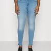 ONLY CARMAKOMA CARKARLA - Jeans Skinny Fit - Light Blue Denim
