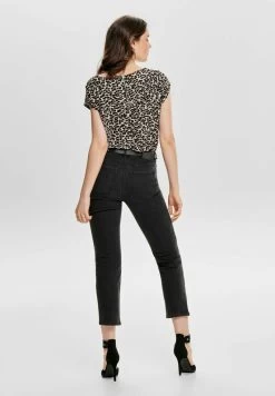 ONLY PRINT KURZARM BASIC RUNDHALS TEIL - Bluse - Beige -Mode Verkauf 3d9c632c12b142b1b4bcb5cce8c33da8