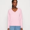 ONLY ONLRICA LIFE V NECK - Strickpullover - Prism Pink Melange -Mode Verkauf 3faee1eb0dd54279b514854250d70ea7