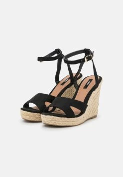 ONLY Shoes ONLAMELIA LIFE WEDGE - Plateausandalette - Black -Mode Verkauf 41c6b9ea8f8849bcafef6bad66729484