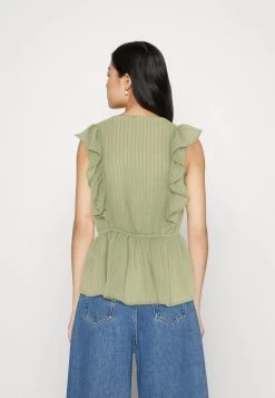 ONLY ONLLONDON RUFFLE - Top - Reseda -Mode Verkauf 45e0140ec3e342fcadf64729140718d8