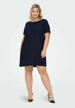 ONLY CARMAKOMA EINFARBIGER - Freizeitkleid - Night Sky -Mode Verkauf 504d6d342f9d4f0aba2a9aa18777cbb5