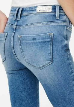 ONLY Jeans Skinny Fit - Light Medium Blue Denim -Mode Verkauf 531dacbb55184b9e85a7d39b083856a8