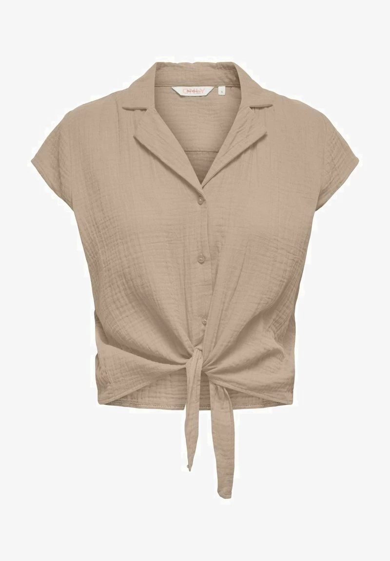 ONLY GEKNOTETE - Hemdbluse - Oxford Tan 5 ONLY GEKNOTETE - Hemdbluse - Oxford Tan – Bild 3