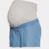 ONLY MATERNITY OLMPEMA LIFE - Shorts - Medium Blue Denim -Mode Verkauf 577d6cfccd4248f3a4c444e932112f7b