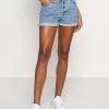 ONLY ONLCUBA LIFE PAPERBAG DNM NOOS - Jeans Shorts - Medium Blue Denim -Mode Verkauf 58e0394b7cf64168ab81e5f0fba8fc88