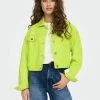 ONLY ONLDREW - Jeansjacke - Lime Punch -Mode Verkauf 5b4b153d1e2543fd82618d11e09102d0