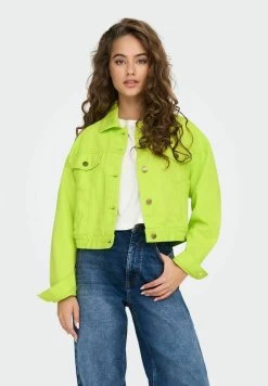 ONLY ONLDREW - Jeansjacke - Lime Punch