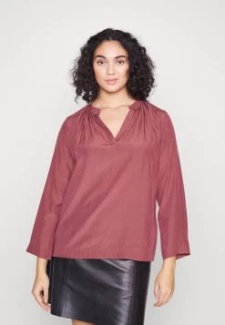 ONLY CARMAKOMA CARARUM V-NECK - Bluse - Crushed Berry -Mode Verkauf 5c8d050c9e1b4a8aa060bc7392f3177f 1