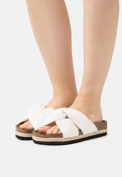 ONLY Shoes ONLMIRA KNOTTED SLIPPER - Pantolette Flach - White