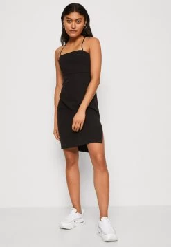 ONLY ONLABBA STRAP SLIM SLIT DRESS - Cocktailkleid/festliches Kleid - Black -Mode Verkauf 607f527e88a64f39bb719eb1b215a7a7