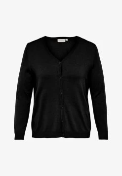 ONLY CARMAKOMA CURVY EINFARBIGER - Strickjacke - Black -Mode Verkauf 62452830e24a42ca88861c27e0db501f 2
