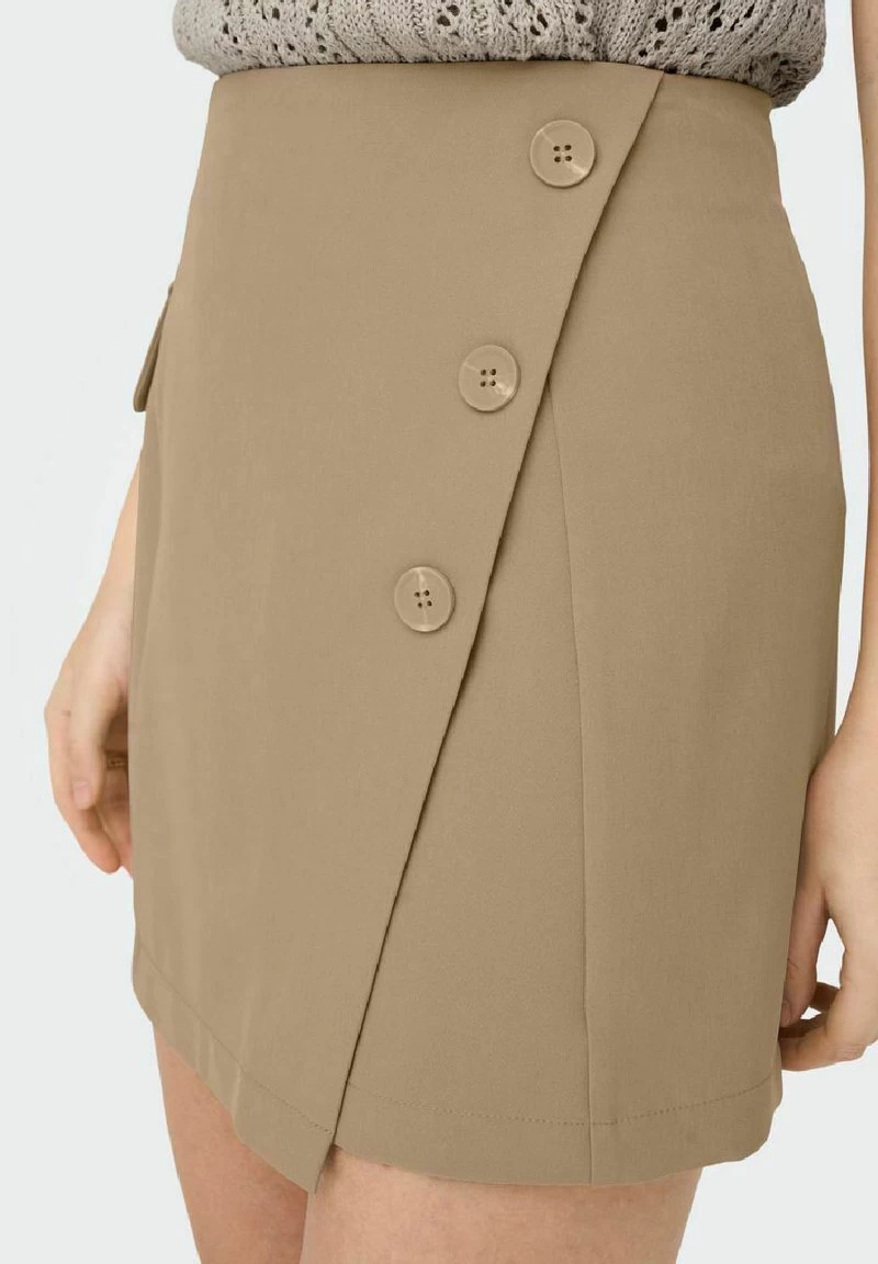 ONLY ONLBERRY - Minirock - Beige Mottled Beige 6 ONLY ONLBERRY - Minirock - Beige Mottled Beige – Bild 4
