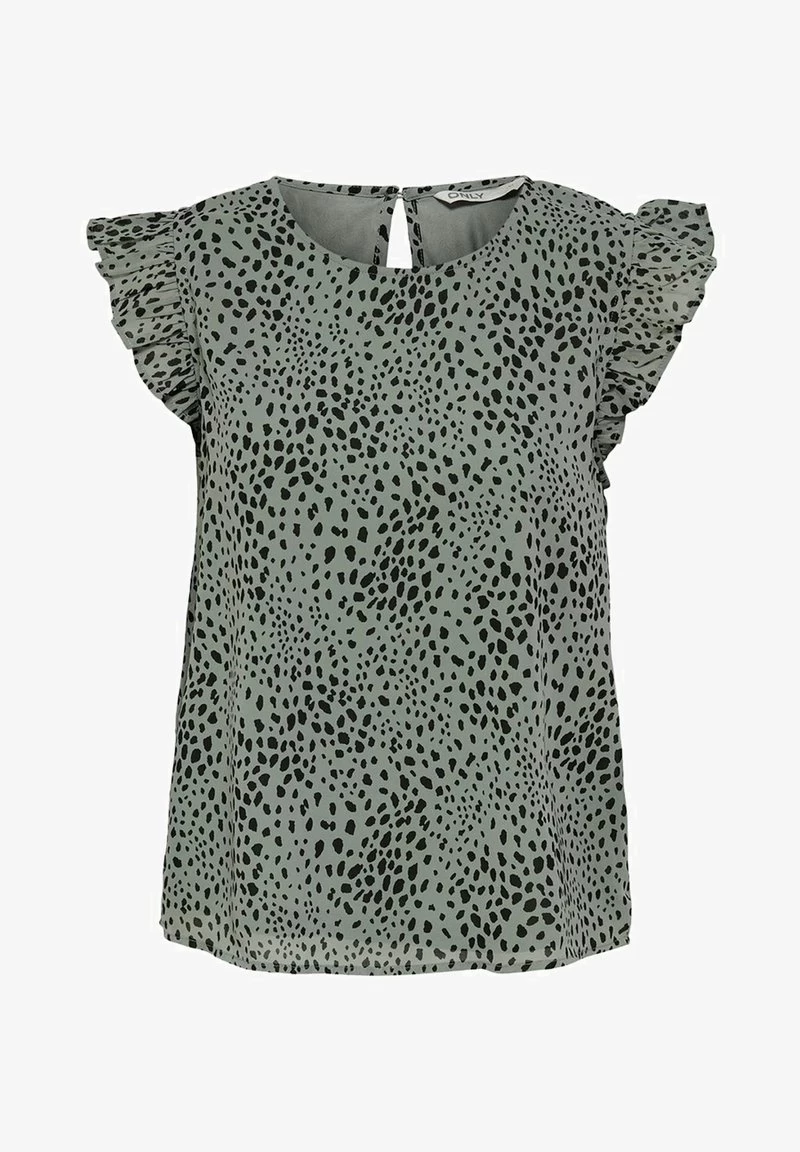 ONLY ONLANN STAR FRILL - T-Shirt Print - Seagrass Aop Dot Leo 4 ONLY ONLANN STAR FRILL - T-Shirt Print - Seagrass Aop Dot Leo – Bild 2
