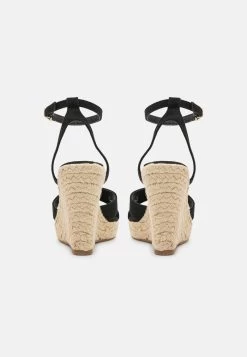 ONLY Shoes ONLAMELIA LIFE WEDGE - Plateausandalette - Black -Mode Verkauf 678a282636c4478baa55eadf8ed18515